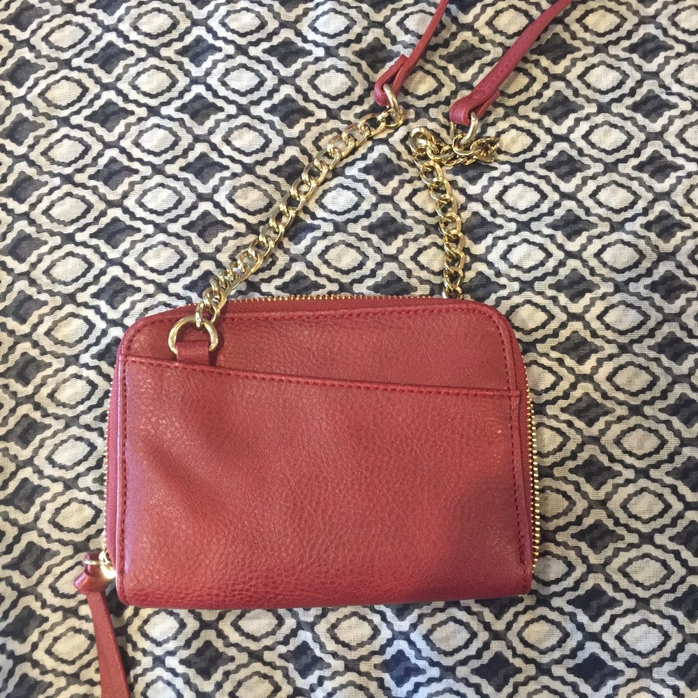 Crossbody bag w/built in wallet